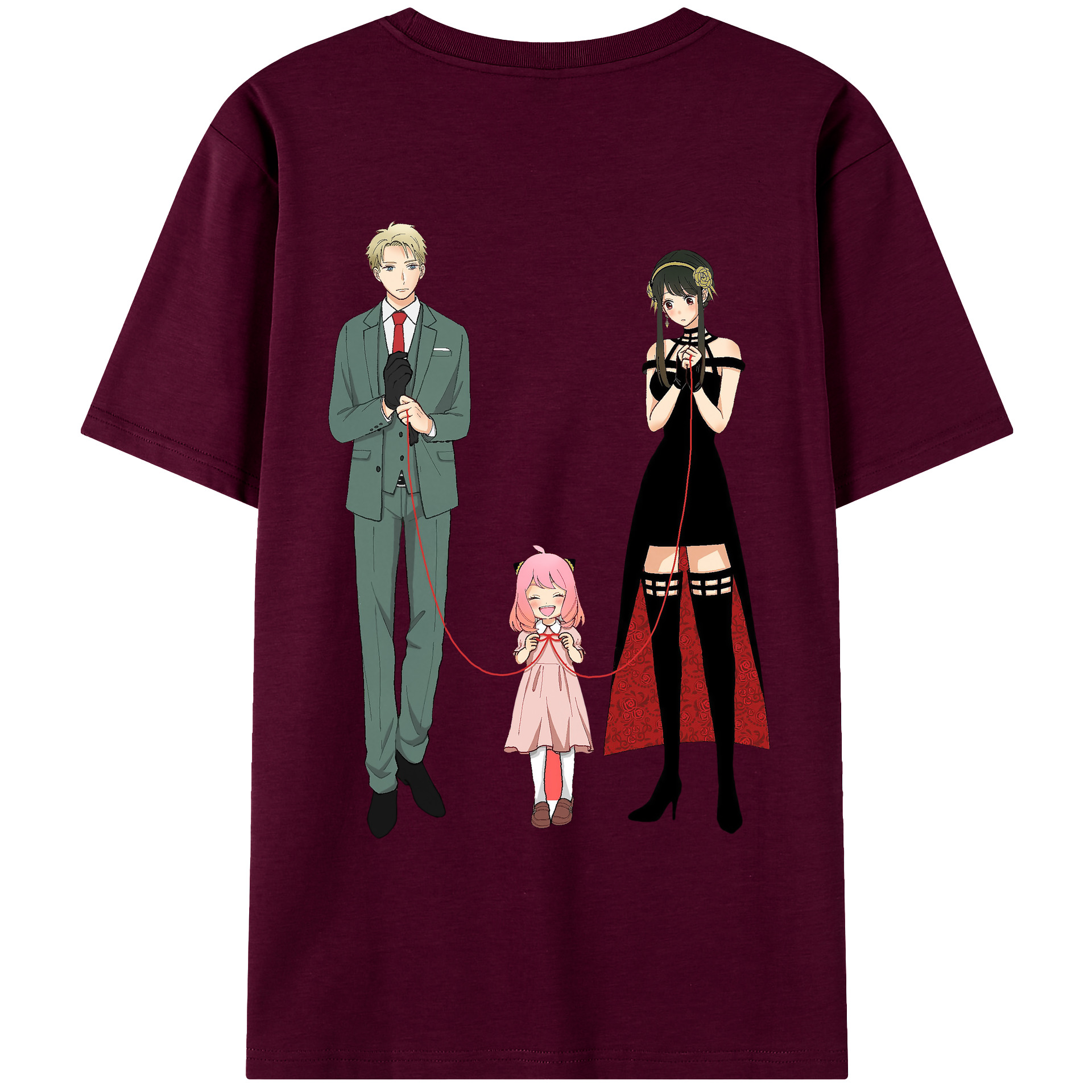 （画像用） SPY×FAMILY间谍家家酒 レディース半袖Tシャツ(バックプリント)